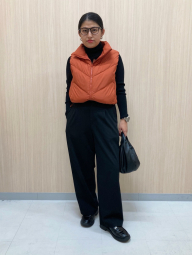 Теплий жилет Uniqlo 1159856930 (Помаранчевий XXL)