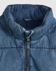 Джинсовая жилетка Levi's безрукавка 1159857883 (Синий L)