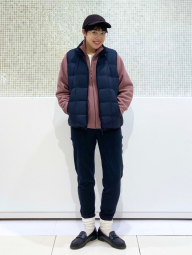 Жилет PUFFERTECH Uniqlo на молнии 1159858658 (Синий XXL)