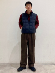 Жилет PUFFERTECH Uniqlo на молнии 1159858658 (Синий XXL)