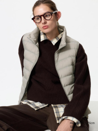 Теплий жилет PUFFTECH Uniqlo 1159858984 (Сірий XXL)