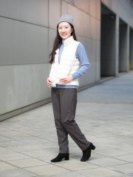 Теплый жилет PUFFTECH Uniqlo 1159859040 (Молочный XXL)