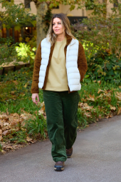 Теплий жилет PUFFTECH Uniqlo 1159859040 (Молочний XXL)