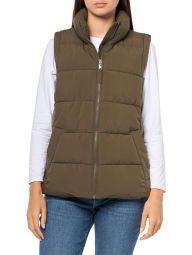 Стеганая женская жилетка Tommy Hilfiger безрукавка с карманами 1159859711 (Зеленый L)