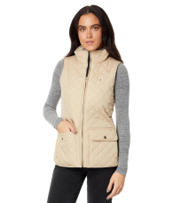 Стеганый женский жилет Tommy Hilfiger безрукавка с карманами 1159860008 (Бежевый XS)