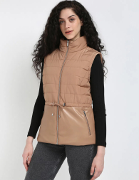 Женская жилетка Calvin Klein на молнии 1159860550 (Коричневый XS)