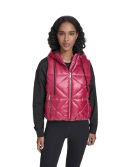 Женская жилетка Calvin Klein с капюшоном 1159861562 (Розовый L)