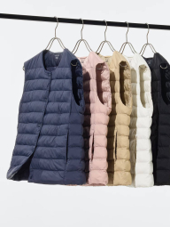 Жилет Uniqlo з технологією PUFFTECH 1159861850 (Бежевий XS)