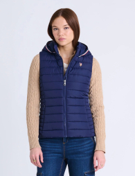 Женская жилетка U.S. Polo Assn с капюшоном 1159864067 (Синий XS)