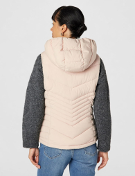 Женская жилетка Calvin Klein с отстегивающимся капюшоном 1159867390 (Бежевый XS)