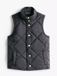 Стигана жіноча жилетка Tommy Hilfiger безрукавка 1161297564 (Чорний L)