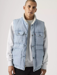Мужская джинсовая жилетка Levi's 1162188490 (Голубой L)
