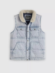 Мужская джинсовая жилетка Levi's 1162188490 (Голубой L)