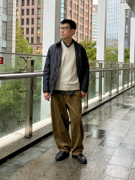 В'язана жилетка UNIQLO 1159847199 (Сірий XXL)