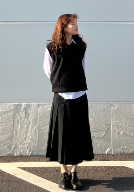 Вязаная жилетка UNIQLO 1159849421 (Черный XXL)