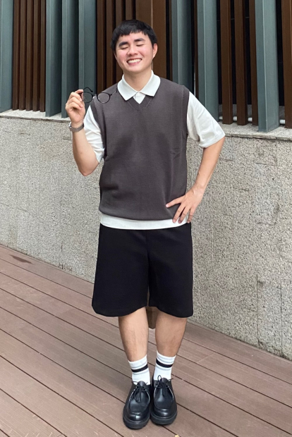 В'язана жилетка UNIQLO 1159851104 (Сірий XS)