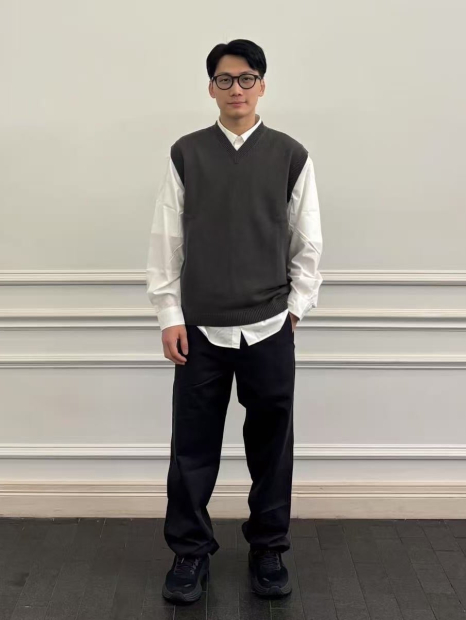 В'язана жилетка UNIQLO 1159851104 (Сірий XS)