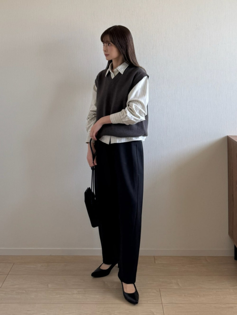 В'язана жилетка UNIQLO 1159851104 (Сірий XS)