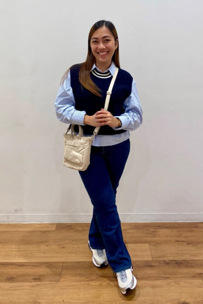 Вязаная жилетка UNIQLO 1159851987 (Синий XXL)