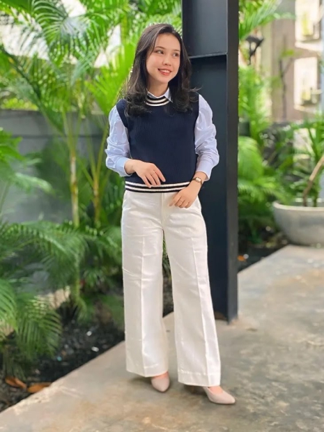 Вязаная жилетка UNIQLO 1159851987 (Синий XXL)