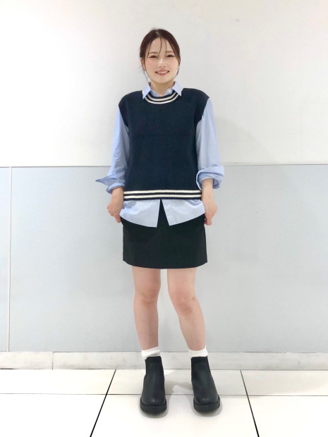 Вязаная жилетка UNIQLO 1159851987 (Синий XXL)