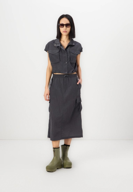 Жіночий нейлоновий жилет UGG на блискавці 1159860129 (Сірий L)