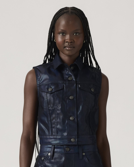 Джинсовая жилетка Levi's 1160694238 (Синий L)