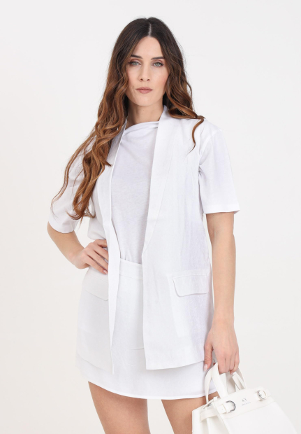 Женский жилет Armani Exchange без застежки 1161628145 (Белый 4)