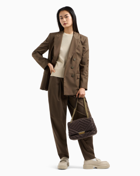 Женская вязаная жилетка Armani Exchange 1161830940 (Бежевый XL)