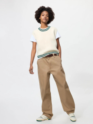 Вязаная жилетка UNIQLO 1159846836 (Молочный S)