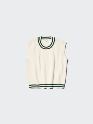Вязаная жилетка UNIQLO 1159846835 (Молочный M)