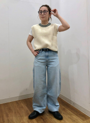 Вязаная жилетка UNIQLO 1159846835 (Молочный M)