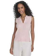 Вязаная женская жилетка Calvin Klein 1159847293 (Розовый S)