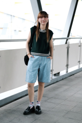 В'язана жилетка UNIQLO 1159849433 (Зелений M)