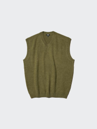 В'язана жилетка UNIQLO 1159849520 (Оливковий XL)