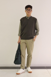 В'язана жилетка UNIQLO 1159851104 (Сірий XS)