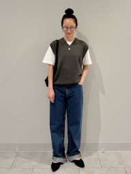 В'язана жилетка UNIQLO 1159851104 (Сірий XS)