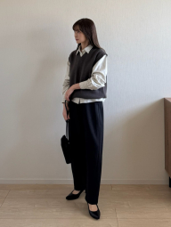 В'язана жилетка UNIQLO 1159851104 (Сірий XS)