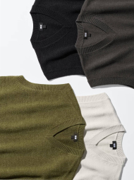 В'язана жилетка UNIQLO 1159851104 (Сірий XS)