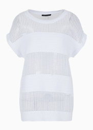 Женская вязаная жилетка Armani Exchange 1159854056 (Белый XL)