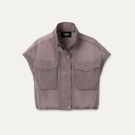 Жіночий нейлоновий жилет UGG на блискавці 1159859219 (Бузовий L)