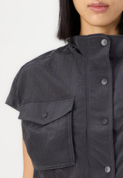 Жіночий нейлоновий жилет UGG на блискавці 1159860129 (Сірий L)