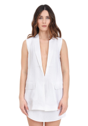 Женский жилет Armani Exchange без застежки 1161628145 (Белый 4)
