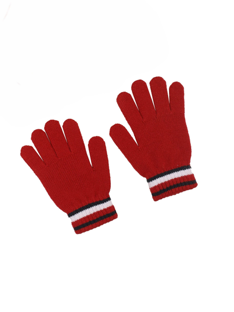 Дитячий набір Tommy Hilfiger шапка і рукавички 1159847574 (Червоний 5-7)