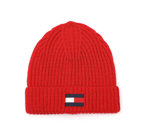 Дитячий набір Tommy Hilfiger шапка і рукавички 1159854137 (Червоний 4-7) на обхват голови 50-52 см