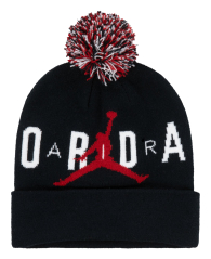 Детский вязаный набор Jordan Nike шапка и перчатки 1159860104 (Черный 8-20) на обхват головы 54-58 см