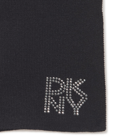 Набор DKNY шапка и шарф со стразами 1159844961 (Черный One size)