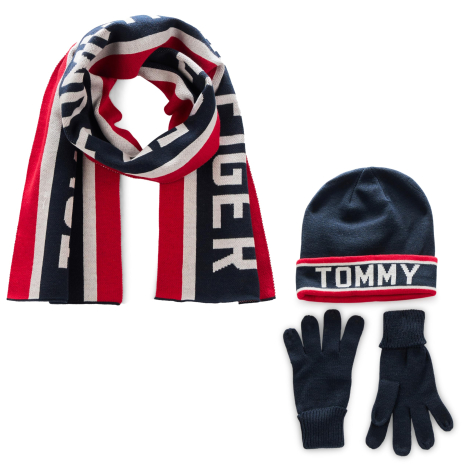Набір Tommy Hilfiger шапка, рукавички та шарф 1159850255 (Різні кольори One size)