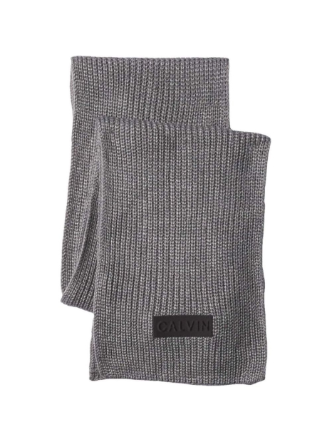 Набор Calvin Klein шапка и шарф 1159850943 (Серый One size)