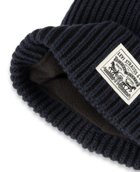 Набор Levi's шапка и перчатки 1159853926 (Синий One size)